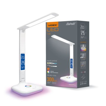 VIDEX LED stolna lampa s mogućnošću prigušivanja NAIROB STOLNA LAMPA BIJELA