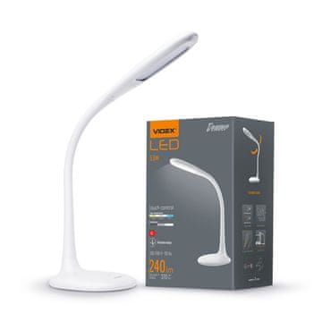 VIDEX Prigušljiva LED stolna lampa -STOLNA-LAMP-DENVER-BIJELA