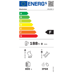 Blackview Pametni robustan telefon XPLORE 2 projektor 12/256GB, crn