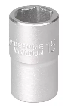 MJW Čelični nasadni ključ 1/2" 6-kutni 15 mm 1 komad