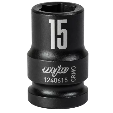 MJW Udarni nasadni ključ 1/2" 6-kraki 15 mm
