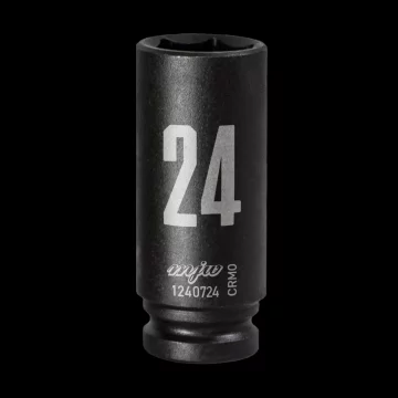 MJW Udarni nasadni ključ 1/2" dugi, 6-kraki, 24 mm