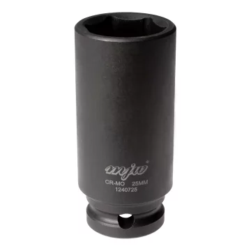 MJW Udarni nasadni ključ 1/2" dugi, 6-kraki, 25 mm