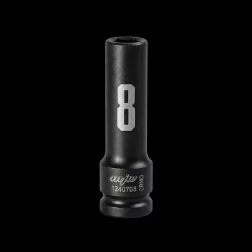 MJW Udarni nasadni ključ dugi 1/2" šesterokutni 8 mm