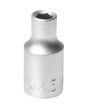 MJW 1/4" nasadni ključ 6-kraki 4,5 mm