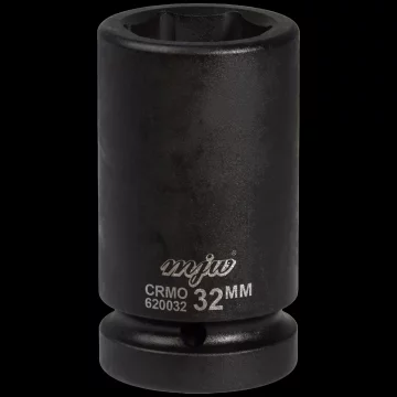 MJW Udarni nasadni ključ 1" dugi 6-kraki 32 mm