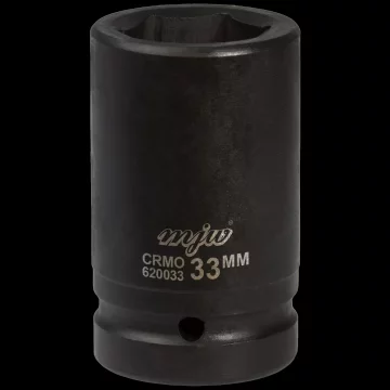 MJW Dugi udarni nasadni ključ 1" šesterokutni nasadni ključ 33 mm