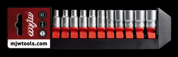 MJW Set nasadnih ključeva Set nasadnih ključeva 1/4" čelični šesterokut