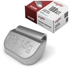 MJW 15g PB utezi za čelične felge, 100 kom., olovni