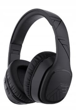 P7 Crne Bluetooth slušalice preko uha, AUX BT mikrofon 50h