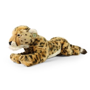 Rappa - Plišani realistični ležeći gepard maskota 48 cm Ekološki prihvatljivo