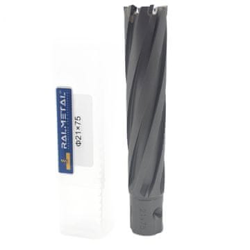 Rezač za trepanaciju VHM TCT 21 x 75 mm Weldon 19.05 Nitto