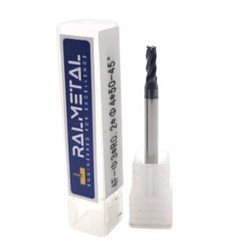Radijalni rezač od tvrdog metala Fi3 x R0.2 x 4D x 50 - 45 HRC