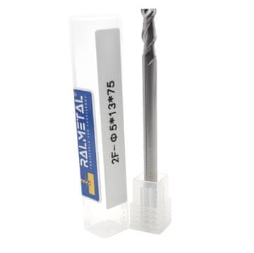 ALUMINIJSKI VHM rezač s 2 oštrice 5 x 13 x 75 - 45 HRC