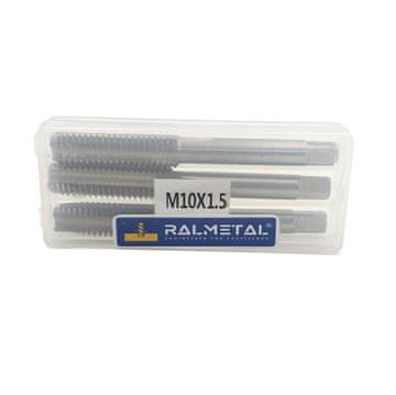 Ručni narezni svrdlo M10 x 1,5 DIN 352/3 6H HSS - Set od 3