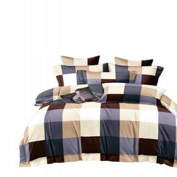 Parylux 2.6 satenski set posteljine, navlaka za poplun 200x220, plahta 200x230