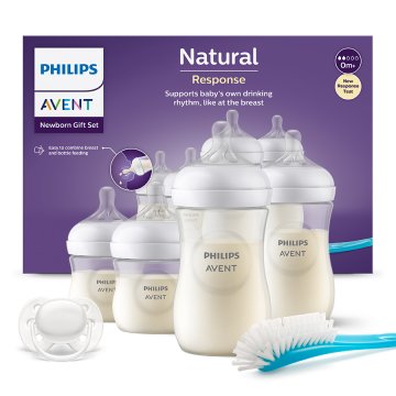 AVENT SCD838/11 Set od 4 responzivne bočice + četkica za bočice + duda za bočice