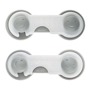 AKUKU A0649 Univerzalne brave za ormariće, sive, 9 cm