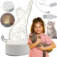 Rohs Dekorativna USB noćna lampa za dječju sobu s prekidačem