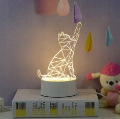 Rohs Dekorativna USB noćna lampa za dječju sobu s prekidačem