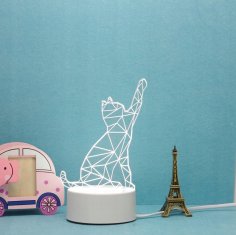 Rohs Dekorativna USB noćna lampa za dječju sobu s prekidačem