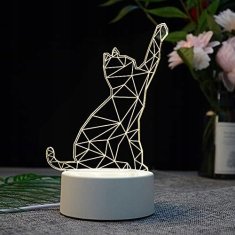 Rohs Dekorativna USB noćna lampa za dječju sobu s prekidačem