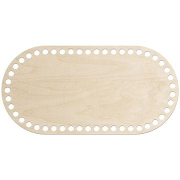 DE Osnovno dno od šperploče za kruh heklani kruh ovalnog oblika 15x30cm Dno
