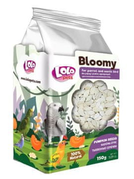 Lolo Pets Bloomy sjemenke bundeve za papige i egzotične ptice 150 g