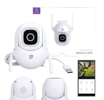 Nova pametna WiFi PTZ kamera 4Mpx FHD Full Color Noćni vid IP65 Spectra 200