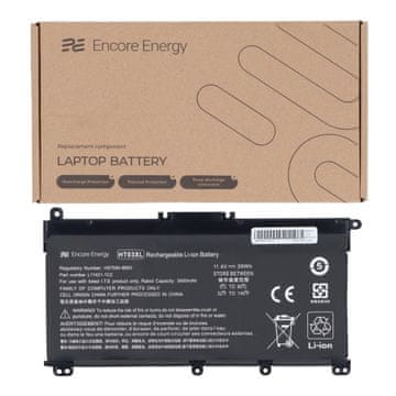 Nova baterija za HP 240 245 250 255 470 G7 G8 39Wh 11.4V 3400mAh HT03