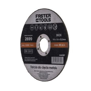 FASTER TOOLS INOX disk za rezanje metala 115x1mm
