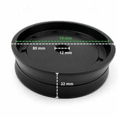AXZ s.r.o. Klip od 80 mm s kompletom brtvi za aktuator stezaljke čeljusti (ispod stola) ili nagib ruke