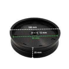 AXZ s.r.o. Klip od 100 mm za aktuator montaže guma - stezna čeljust i nagib ruke, M-TLOK-0007
