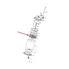 AXZ s.r.o. Klip aktuatora čekića za montažu guma 186 mm / 16 mm (bez navoja)