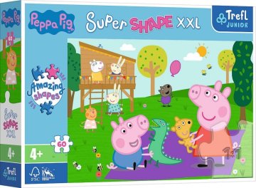 TREFL 50011 Slagalica 60 XXL Zabava s bratom / Peppa Pig