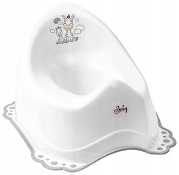 MALTEX 2K WC školjka s glazbenom kutijom Zebra bijela/siva