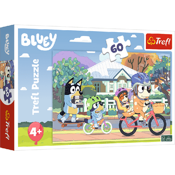 TREFL 17384 Puzzle 60 Cheerful Bluey