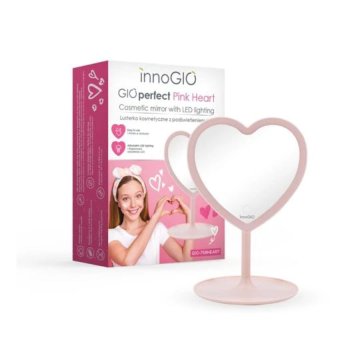 INNOGIO GIO-758HEART GIOperfect kozmetičko ogledalo s ružičastim srcem