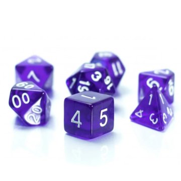 Crown Jewel RPG kockice set od 7 prozirnih kockica