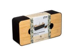 5Five® Kutija Ukrasna kutija Posuda za maramice CRNA Dozator maramica