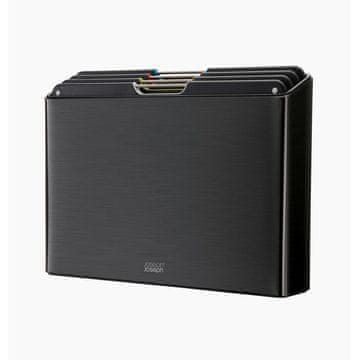 Joseph Joseph Set od 4 daske za rezanje na stalku L Steel Carbo Folio