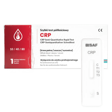 CRP testna kaseta za semikvantitativno određivanje CRP proteina za dijagnozu upale 1 kom.