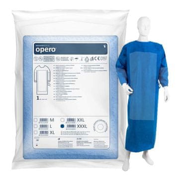 Sterilni kirurški ogrtač XXXL s manžetom (SMMMS netkani materijal 35g + 40g) 1 kom.