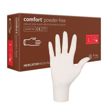 Lateks rukavice L Latex Comfort bez pudera 100 kom