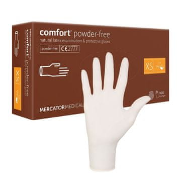 XS Latex Comfort lateks rukavice bez pudera 100 kom