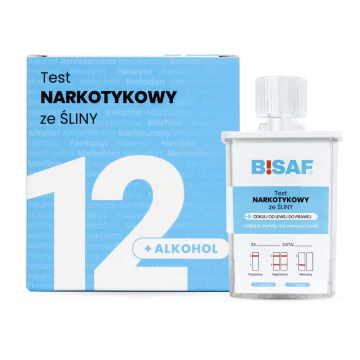 Test sline na droge za 12 supstanci + alkohol za profesionalce 1 kom