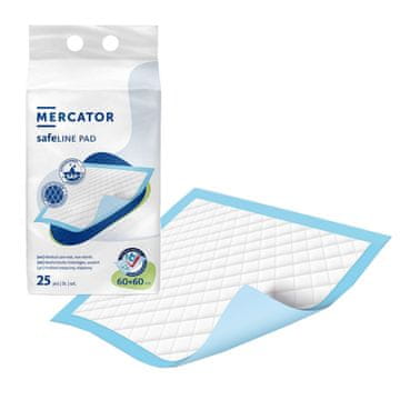 Upijajući jastučić za krevet 60 cm x 60 cm Safeline Pad 1092 ml 25 kom