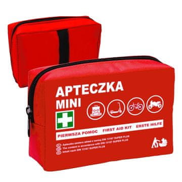 Komplet prve pomoći za mini motocikl DIN 13167 od najlona s opremom za prvu pomoć 1 kom.
