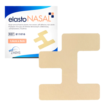 ZARYS ElastoNASAL flaster za pričvršćivanje nosnih drena za novorođenčad 3,6 cm x 4 cm 50 kom