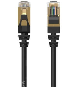3m LAN RJ45 mrežni kabel ORICO PUG-C7 S/FTP CAT7 crni